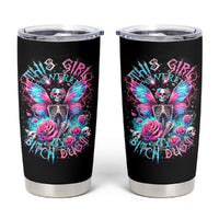 Fairy Skull Tumbler Cup This Girl Powered By Bitch Dust - Wonder Print Shop