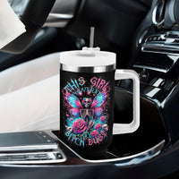 Fairy Skull Tumbler With Handle This Girl Powered By Bitch Dust - Wonder Print Shop