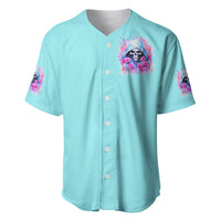 Witch Skull Baseball Jersey Assuming Was Like Most Girls Was Your First Mistake - Wonder Print Shop