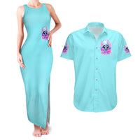Witch Skull Couples Matching Tank Maxi Dress and Hawaiian Shirt Assuming Was Like Most Girls Was Your First Mistake - Wonder Print Shop