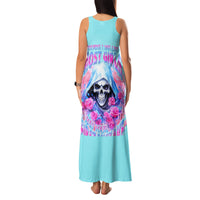 Witch Skull Family Matching Tank Maxi Dress and Hawaiian Shirt Assuming Was Like Most Girls Was Your First Mistake - Wonder Print Shop