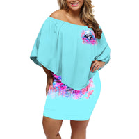 Witch Skull Off Shoulder Short Dress Assuming Was Like Most Girls Was Your First Mistake - Wonder Print Shop