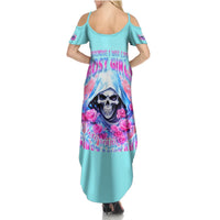 Witch Skull Summer Maxi Dress Assuming Was Like Most Girls Was Your First Mistake - Wonder Print Shop