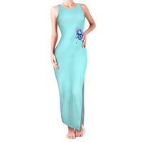 Flower Skull Family Matching Tank Maxi Dress and Hawaiian Shirt I'm A Bitch With A Low Bullshiit Tolrange Don't Try Me - Wonder Print Shop