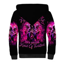 Witch Skull Sherpa Hoodie Don't Try To Figure Me Out I'm A Special Kind Of Twisted - Wonder Print Shop