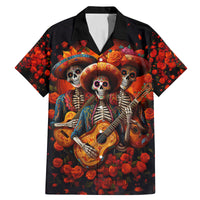 Day of Dead Skull Family Matching Mermaid Dress and Hawaiian Shirt Sugar Skull Band Skeleton - Wonder Print Shop