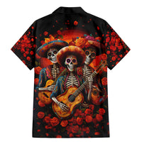 Day of Dead Skull Family Matching Mermaid Dress and Hawaiian Shirt Sugar Skull Band Skeleton - Wonder Print Shop