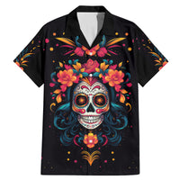Day of Dead Skull Family Matching Mermaid Dress and Hawaiian Shirt Sugar Skull Festival Lady - Wonder Print Shop
