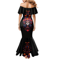 Day of Dead Skull Mermaid Dress Sugar Skull Festival Lady - Wonder Print Shop