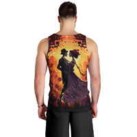 Day of Dead Couple Men Tank Top Sugar Skull Couple Dancing - Wonder Print Shop