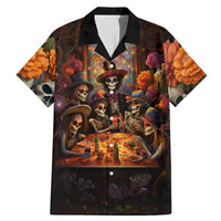 Day of Dead Festival Family Matching Mermaid Dress and Hawaiian Shirt Sugar Skull Party Family - Wonder Print Shop