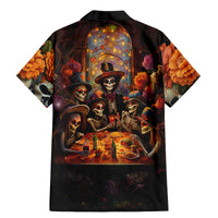 Day of Dead Festival Family Matching Mermaid Dress and Hawaiian Shirt Sugar Skull Party Family - Wonder Print Shop