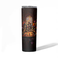 Day of Dead Festival Skinny Tumbler Sugar Skull Party Family - Wonder Print Shop