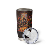 Day of Dead Festival Tumbler Cup Sugar Skull Party Family - Wonder Print Shop