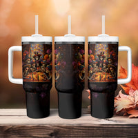 Day of Dead Festival Tumbler With Handle Sugar Skull Party Family - Wonder Print Shop