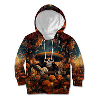 Day of Dead Skull Kid Hoodie Sugar Skull Musican - Wonder Print Shop