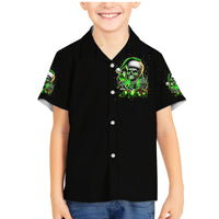 Christmas Skull Family Matching Mermaid Dress and Hawaiian Shirt Drink Up Bitches - Wonder Print Shop
