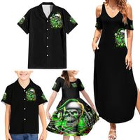 Christmas Skull Family Matching Summer Maxi Dress and Hawaiian Shirt Drink Up Bitches - Wonder Print Shop