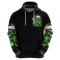 Christmas Skull Hoodie Drink Up Bitches - Wonder Print Shop