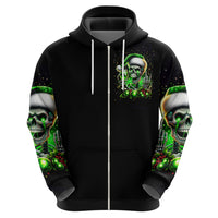 Christmas Skull Hoodie Drink Up Bitches - Wonder Print Shop