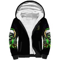 Christmas Skull Sherpa Hoodie Drink Up Bitches - Wonder Print Shop