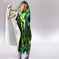 Flame Skull Hooded Blanket Heaven Don't Want Me Hell Afraid I Take Over DT01