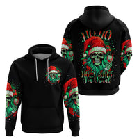 Christmas Skull Hoodie Ho Ho Holy Shit I'm Drink - Wonder Print Shop
