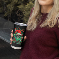 Christmas Skull Tumbler Cup Ho Ho Holy Shit I'm Drink - Wonder Print Shop