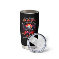 Rose Skull Tumbler Cup I Hold A Beast A Angel And A Crazy Lady In Me - Wonder Print Shop