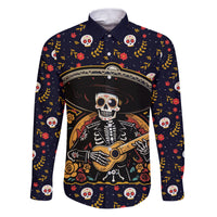 Day of Dead Skull Family Matching Puletasi Dress and Hawaiian Shirt Sugar Skull Musican - Wonder Print Shop