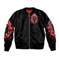 Thunder Skull Bomber Jacket Never Mistake My Silence For Weakness - Wonder Print Shop