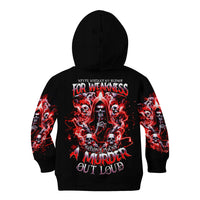 Thunder Skull Kid Hoodie Never Mistake My Silence For Weakness - Wonder Print Shop