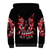 Thunder Skull Sherpa Hoodie Never Mistake My Silence For Weakness - Wonder Print Shop