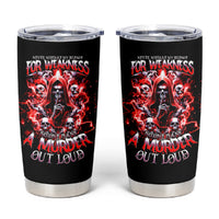 Thunder Skull Tumbler Cup Never Mistake My Silence For Weakness - Wonder Print Shop