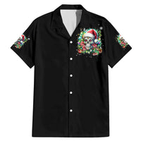 Christmas Skull Family Matching Mermaid Dress and Hawaiian Shirt On The Naughty List I Regret Nothing - Wonder Print Shop