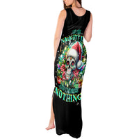 Christmas Skull Tank Maxi Dress On The Naughty List I Regret Nothing - Wonder Print Shop
