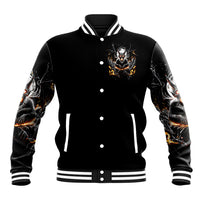 Demon Skull Baseball Jacket One Day I Gonna Say Fuck It All - Wonder Print Shop