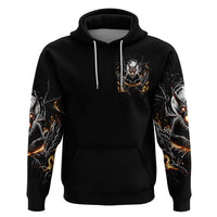 Demon Skull Hoodie One Day I Gonna Say Fuck It All - Wonder Print Shop