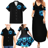 Demon Skull Family Matching Summer Maxi Dress and Hawaiian Shirt One Day I Gonna Say Fuck It All - Wonder Print Shop