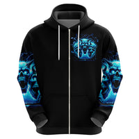 Demon Skull Hoodie One Day I Gonna Say Fuck It All - Wonder Print Shop