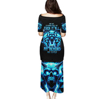 Demon Skull Puletasi One Day I Gonna Say Fuck It All - Wonder Print Shop