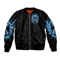 Thunder Skull Bomber Jacket You My Friend Should Have Been Swallowed - Wonder Print Shop