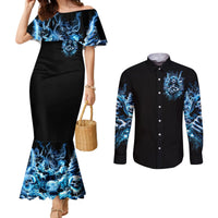 thunder-skull-couples-matching-mermaid-dress-and-long-sleeve-button-shirt-you-my-friend-should-have-been-swallowed