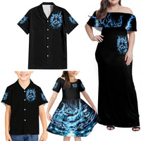Thunder Skull Family Matching Off Shoulder Maxi Dress and Hawaiian Shirt You My Friend Should Have Been Swallowed - Wonder Print Shop