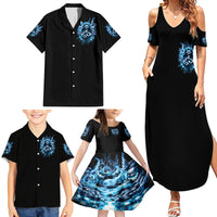 Thunder Skull Family Matching Summer Maxi Dress and Hawaiian Shirt You My Friend Should Have Been Swallowed - Wonder Print Shop