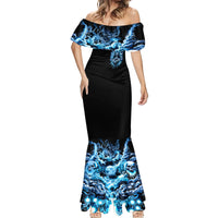 Thunder Skull Mermaid Dress You My Friend Should Have Been Swallowed - Wonder Print Shop