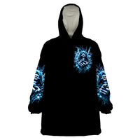 Thunder Skull Wearable Blanket Hoodie You My Friend Should Have Been Swallowed - Wonder Print Shop