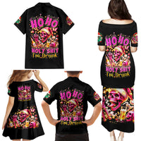 Christmas Skull Family Matching Puletasi Dress and Hawaiian Shirt Christmas Tree Skull - Wonder Print Shop