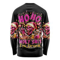 Christmas Skull Long Sleeve Shirt Christmas Tree Skull - Wonder Print Shop