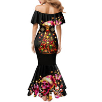 Christmas Skull Mermaid Dress Christmas Tree Skull - Wonder Print Shop